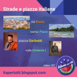 Che nomi hanno le strade e le piazze d'Italia? #odonomastica #strade #piazza #italia #itapertutti